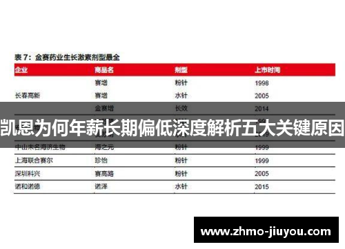 凯恩为何年薪长期偏低深度解析五大关键原因 凯恩为何年薪长期偏低深度解析五大关键原因